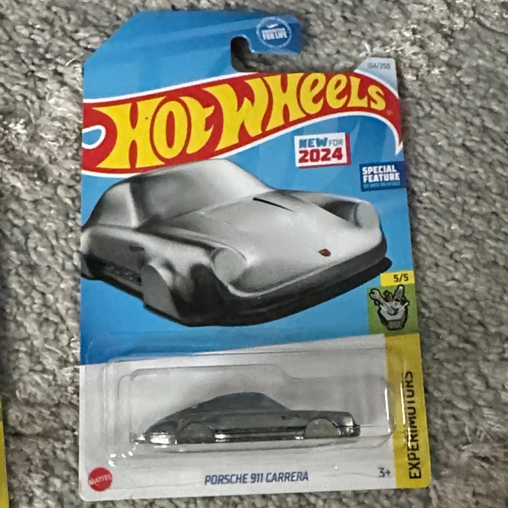 Hot Wheels Porsche 911 Carrera Set - Blue and Gray
